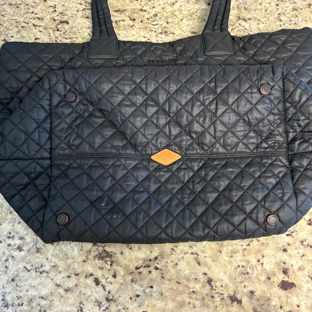 MZ Wallace Black Quilted Tote - Picture 4 of 9